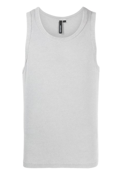 Grey fine-ribbed tank top - ENTIRE STUDIOS -  men